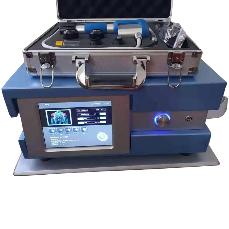 Treinamento sobre como usar uma máquina Shockwave
