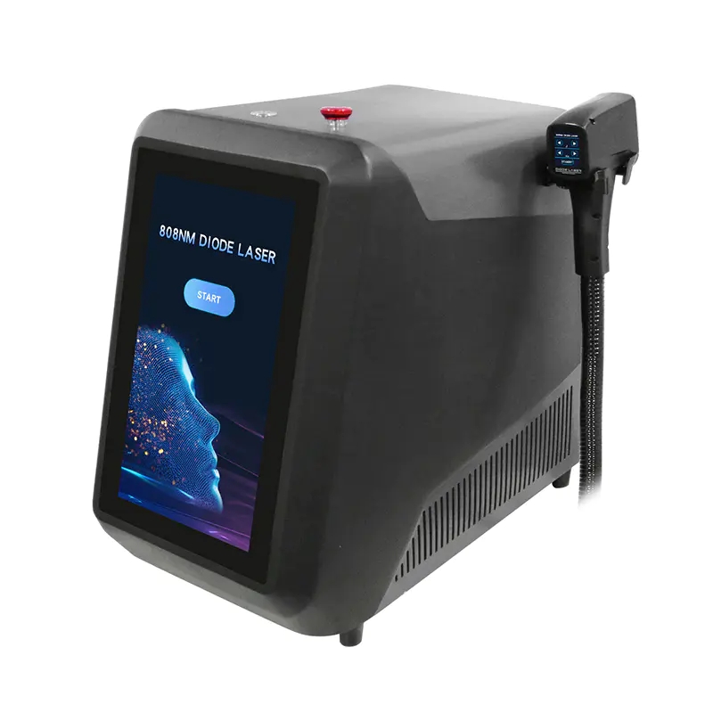 Onde está a aplicação específica de equipamentos profissionais de remoção de cabelo a laser?