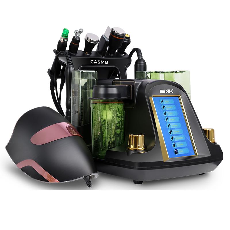 9 em 1 Máquina facial hidrelétrica para hidratação de limpeza de rosto