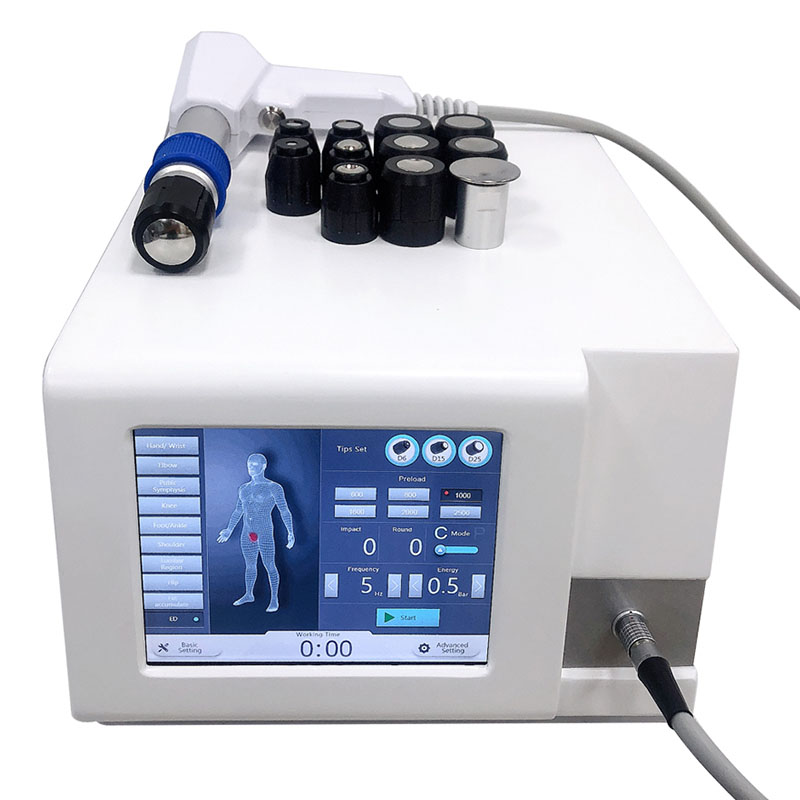 Máquina de fisioterapia com ondas de choque