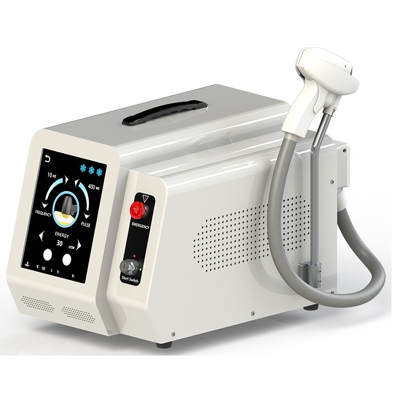 Máquina de depilação a laser nas axilas